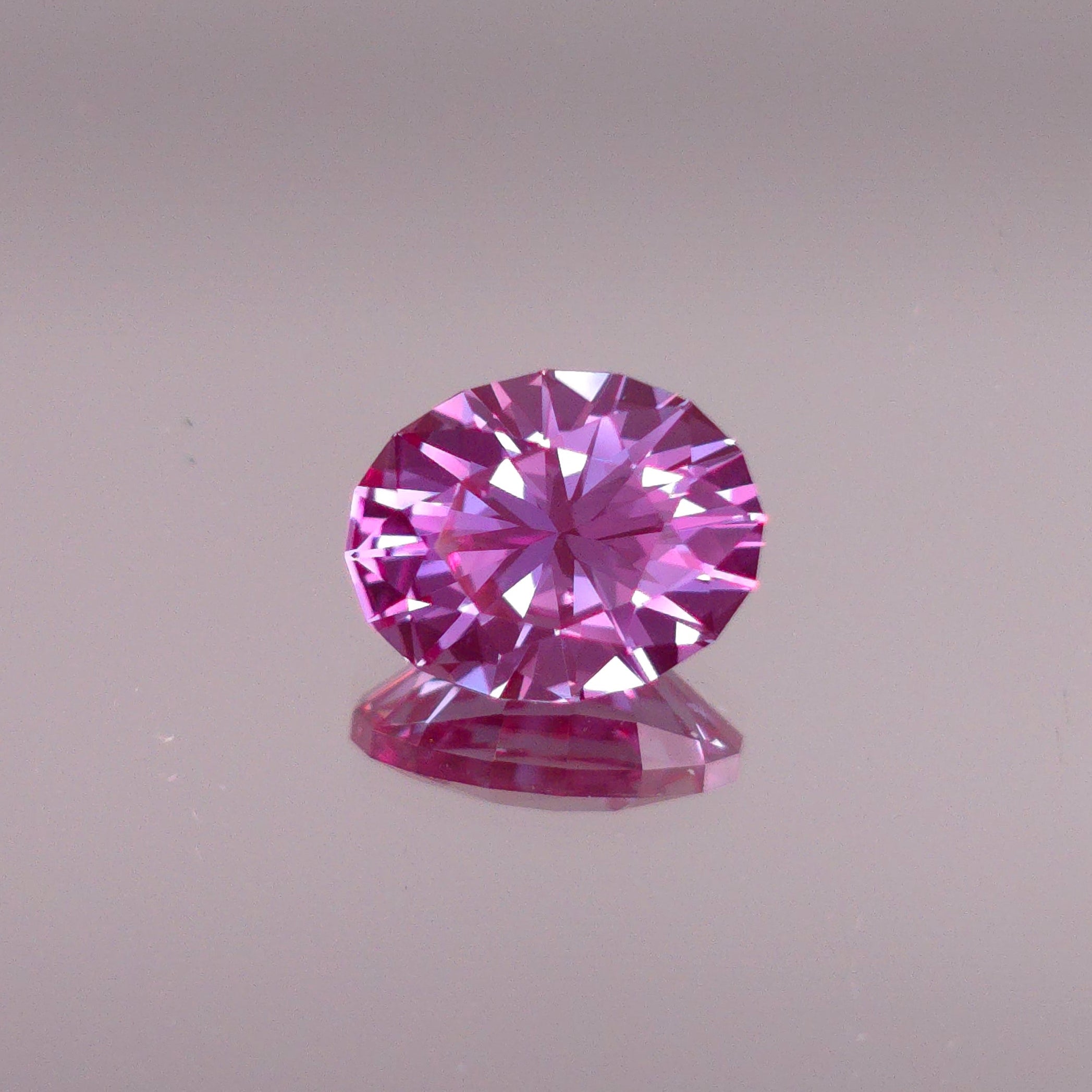 Lab grown Alexandrite oval cut  6.49mm x  8.05mm