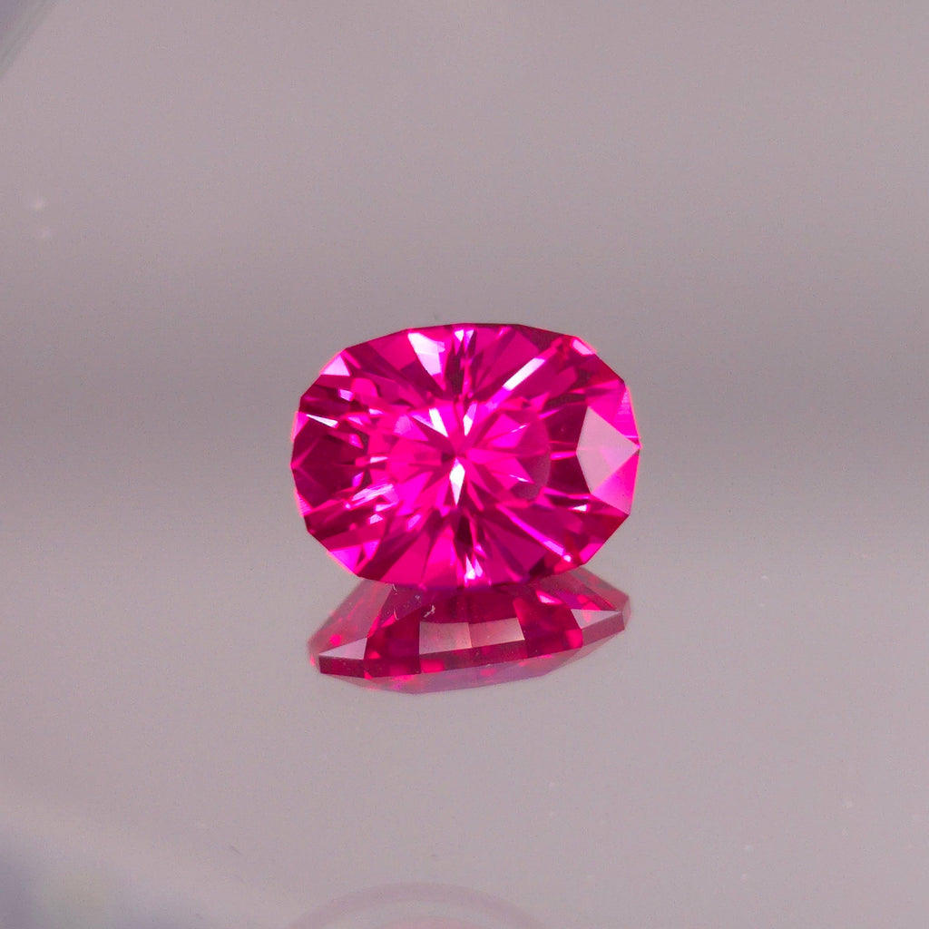 Red Lab Sapphire Lassitude Design 10mm x 7.45mm