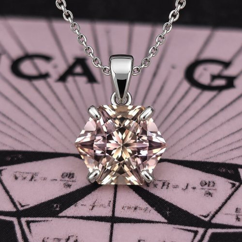 Custom Pendant Sterling Silver Setting And 18 inc chain