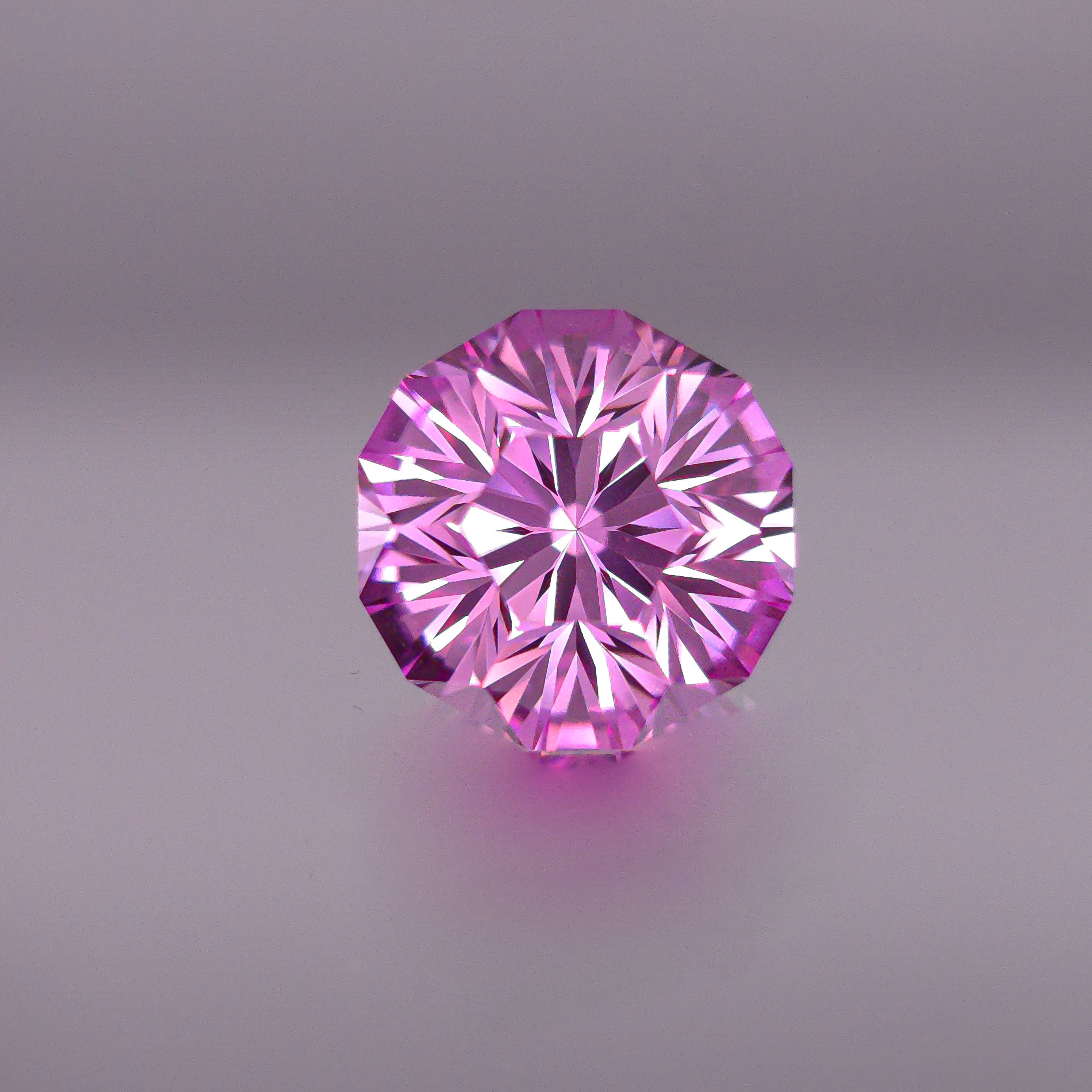 Pink Lab sapphire 10mm Gnome Geode