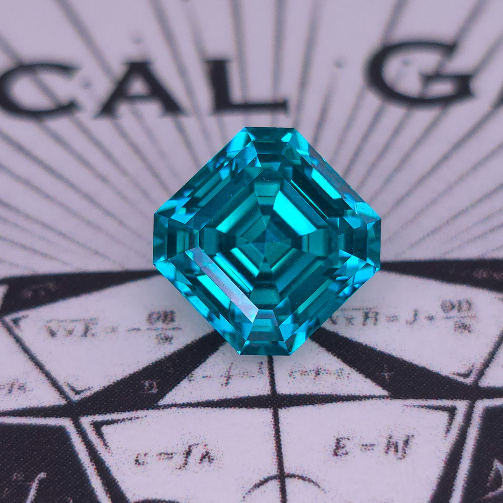 Paraiba YAG Asscher cut