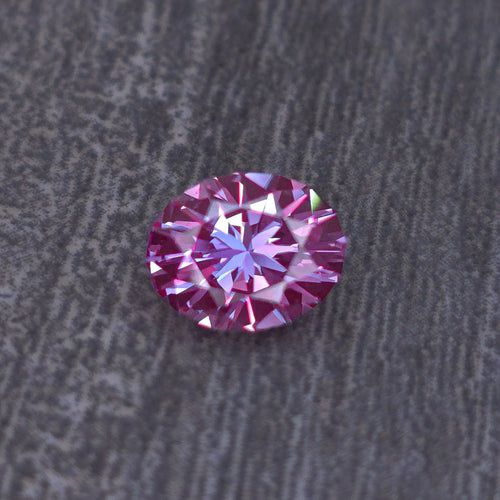 Lab grown Alexandrite oval cut  6.49mm x  8.05mm Optical Gains