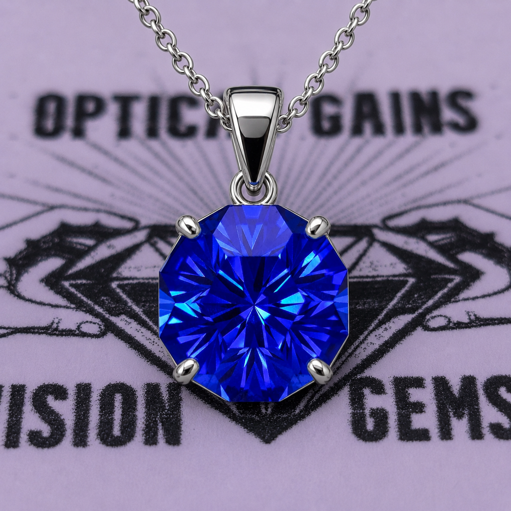 Custom Pendant Sterling Silver Setting And 18 inc chain
