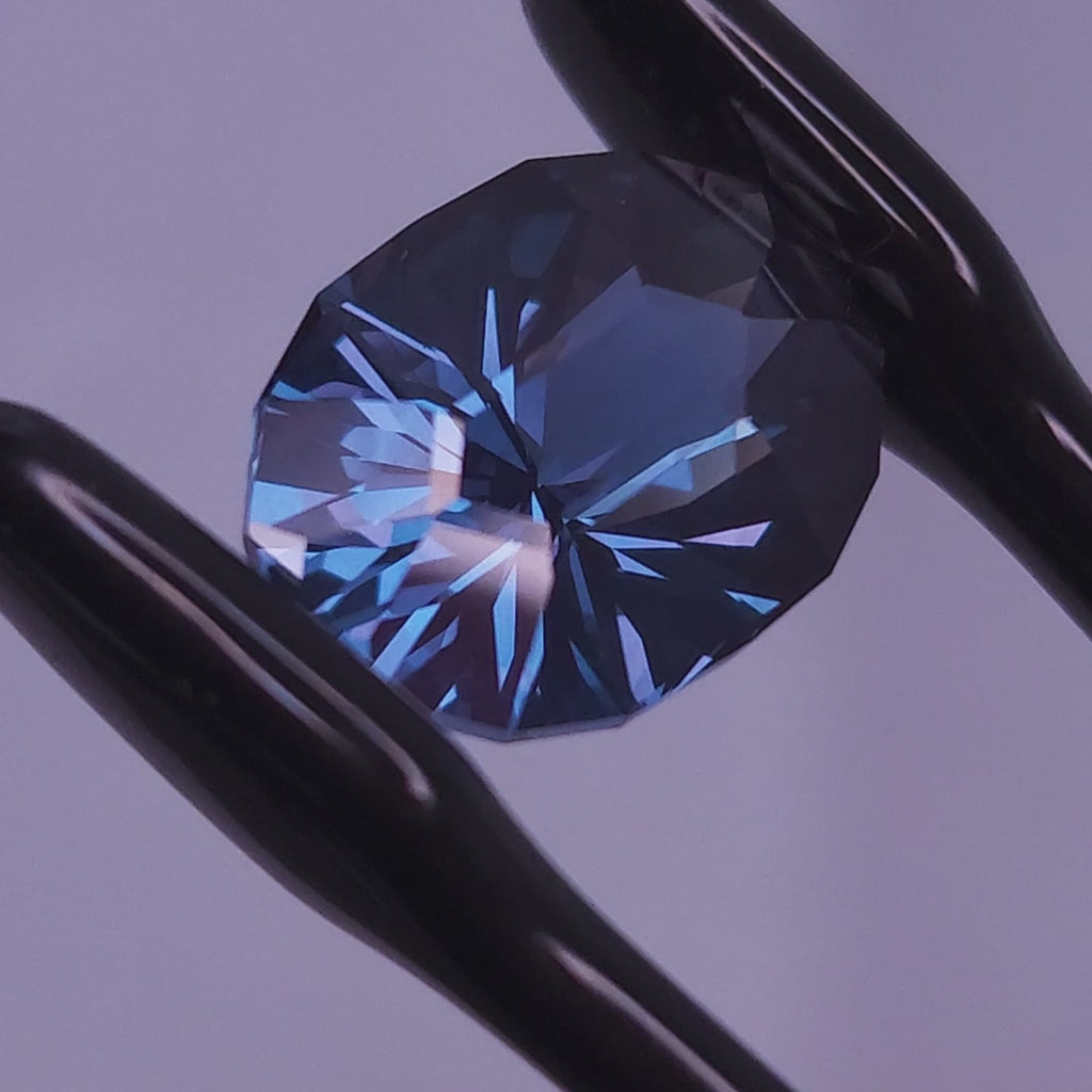 Teal lab Spinel Oval cut 10.58mm x 13.77mm