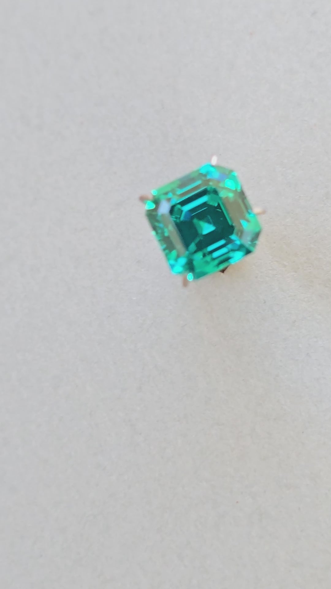 Paraiba YAG Asscher cut