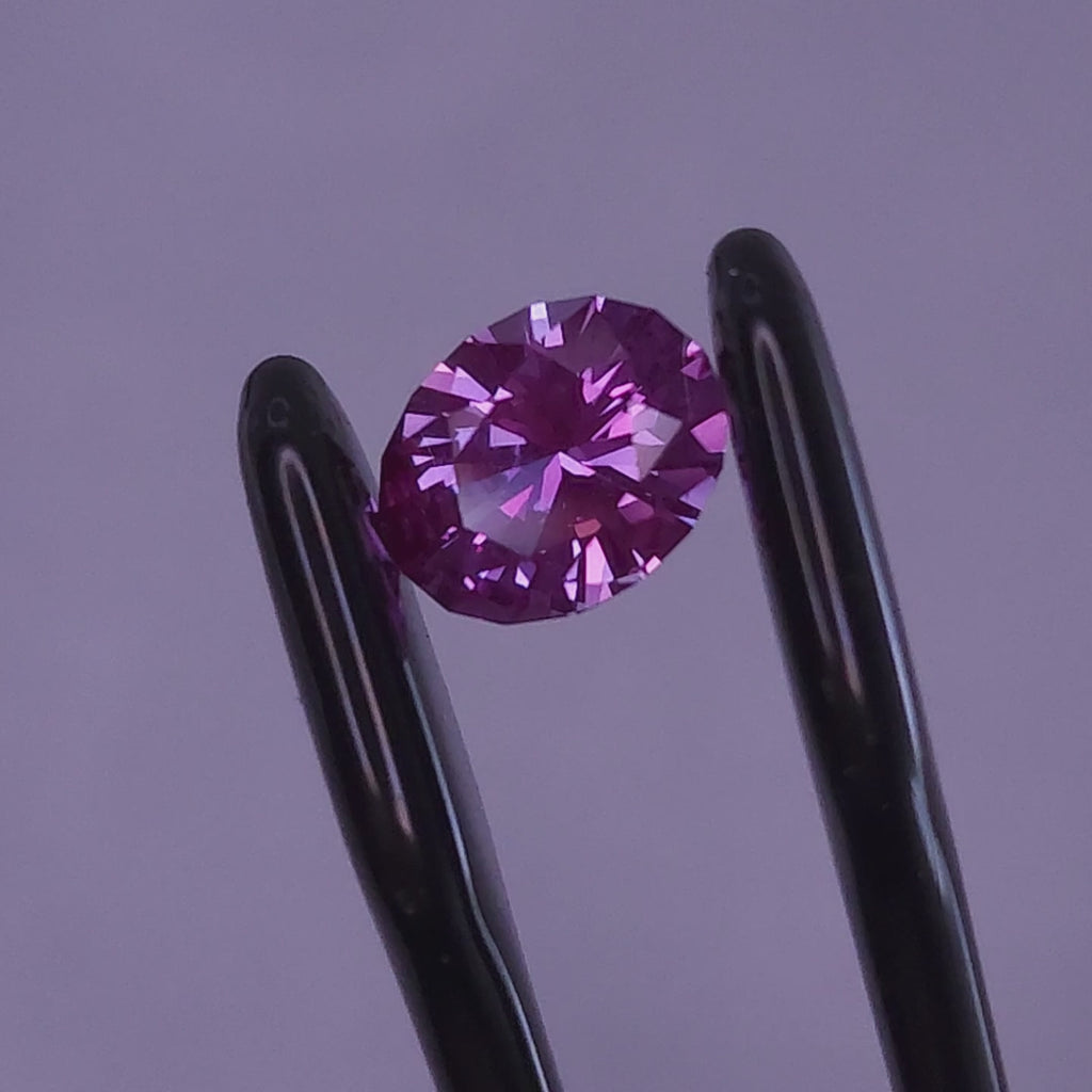 Lab grown Alexandrite oval cut  6.49mm x  8.05mm