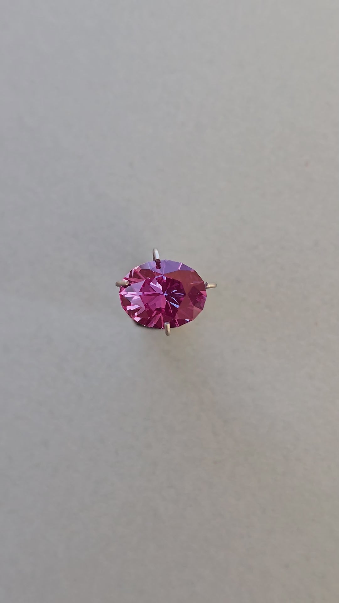 Lab grown Alexandrite oval cut  6.49mm x  8.05mm