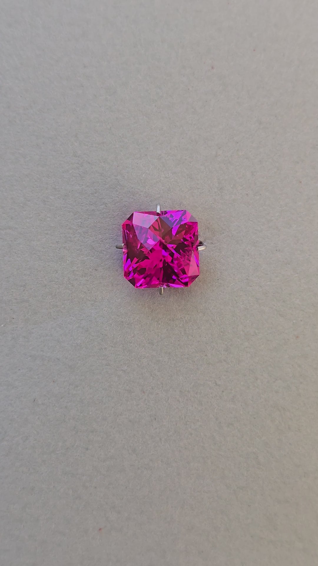 Neon Pink lab sapphire 8.80mm x 8.80mm